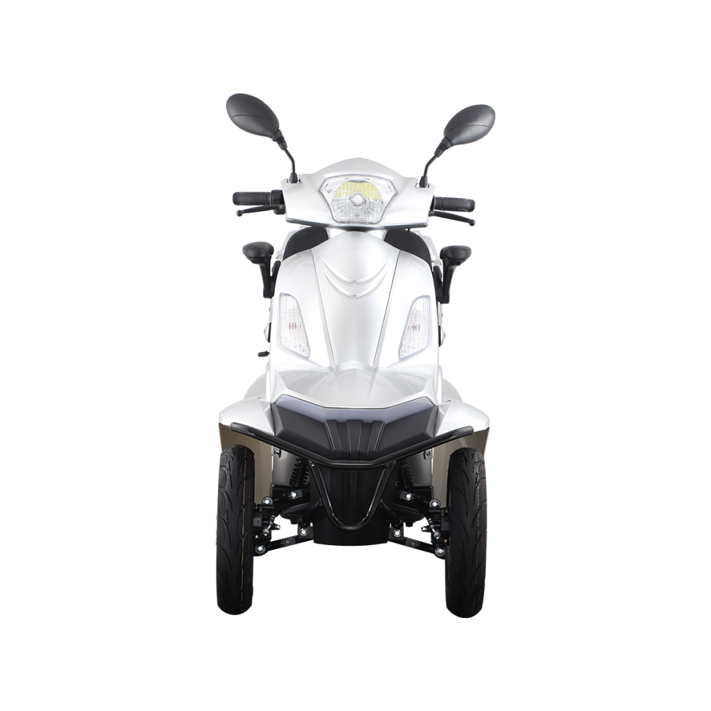Vista Quater-1 sliver motorized scooter for elderly with front bull bumper