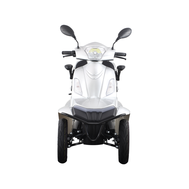 Vista Quater-1 sliver motorized scooter for elderly with front bull bumper