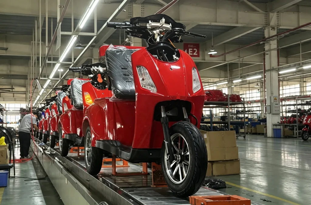 VIGROUS mobility scooter manufacturer production line